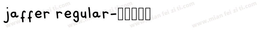 jaffer regular字体转换